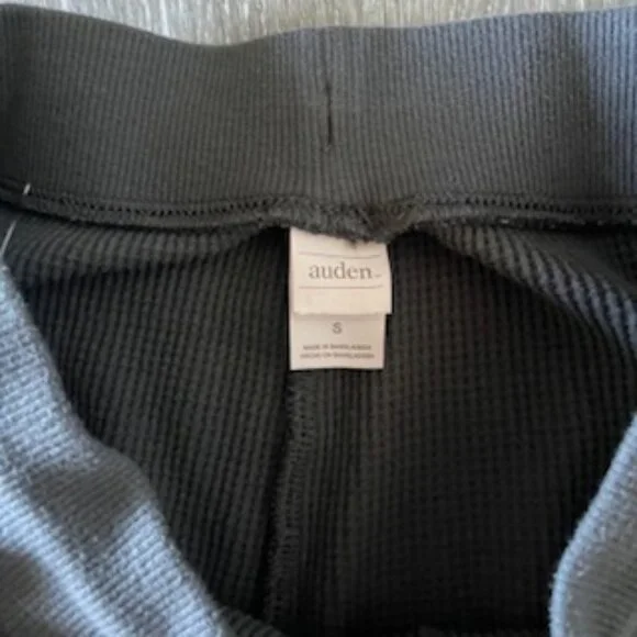 Auden Two-Piece Lounge Set Hooded Sweatshirt Full Zip Sweatpants Gray Women's S - Picture 13 of 14